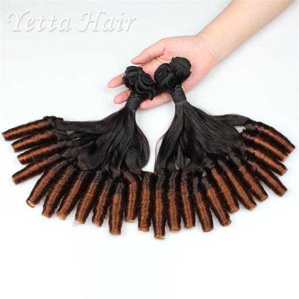 Волосы девственницы Funmi скручиваемости спирали Ombre отсутствие смеси отсутствие любого плохой запах