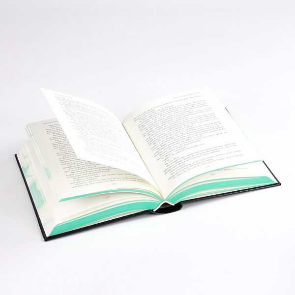 Decorative Book Edge Printing Full Color Edge Printed Books Customized For Business Publications