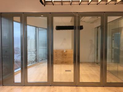 Durable Conference Room Divider Panels Glass In Commercial Settings