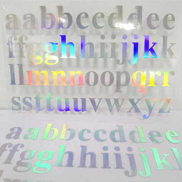 Customized Logo Made Label Holographic Sticker Rainbow Effect Custom Hologram Sticker
