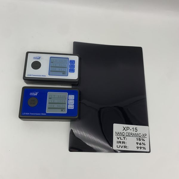 Lámina solar para ventanas de coche con nano cerámica, 15% VLT, 96% IRR y 99% UVR para un control solar definitivo