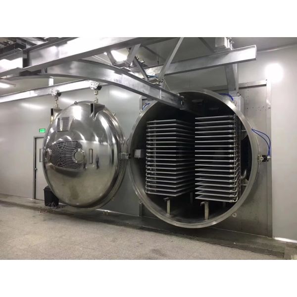 Industrial Freeze Dryer with 15 kg/batch Capacity Touch Screen Control and Steam Heating System