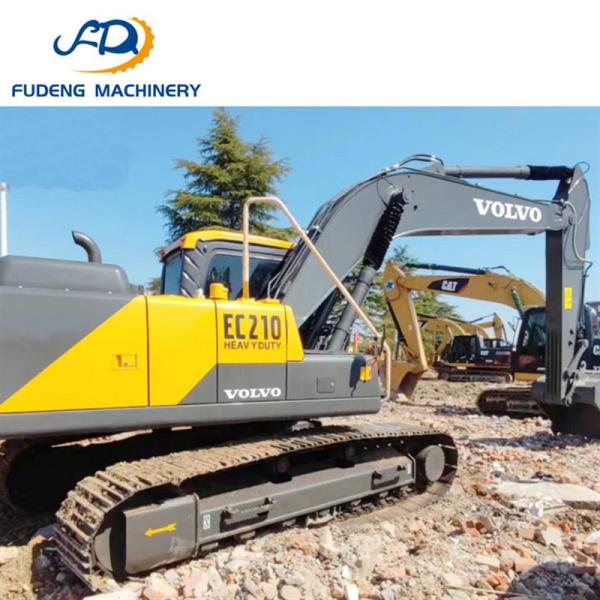Hot Sale Reliable Used Crawler VOLVO EC210 Excavator with 0.9 Bucket Capacity Excavator for Construction