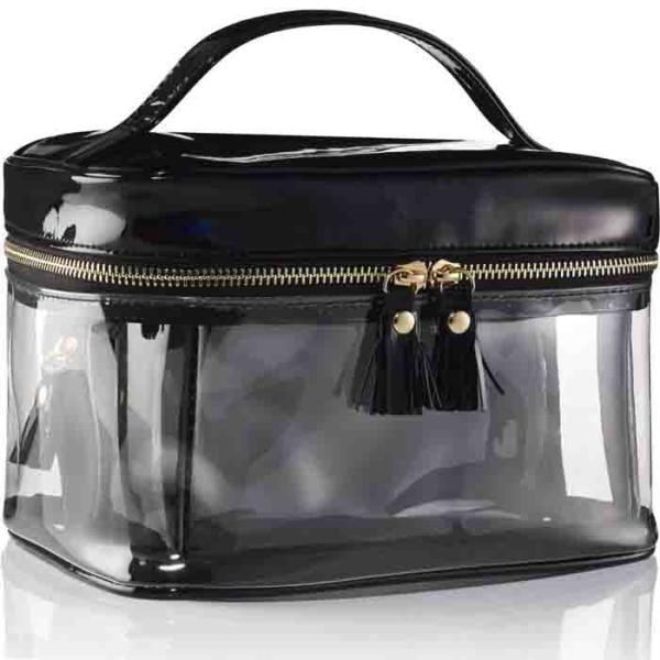 Zipper Closure Hanging Bathroom Bag , Waterproof Toiletries Organiser Bag 3 In 1