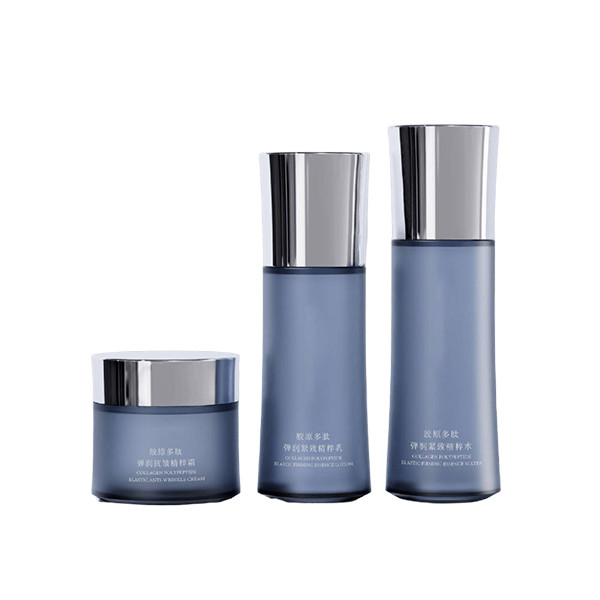 frosted opaque cosmetics empty bottle wholesale water lotion cream dedicated waist bottle 20 teeth customized