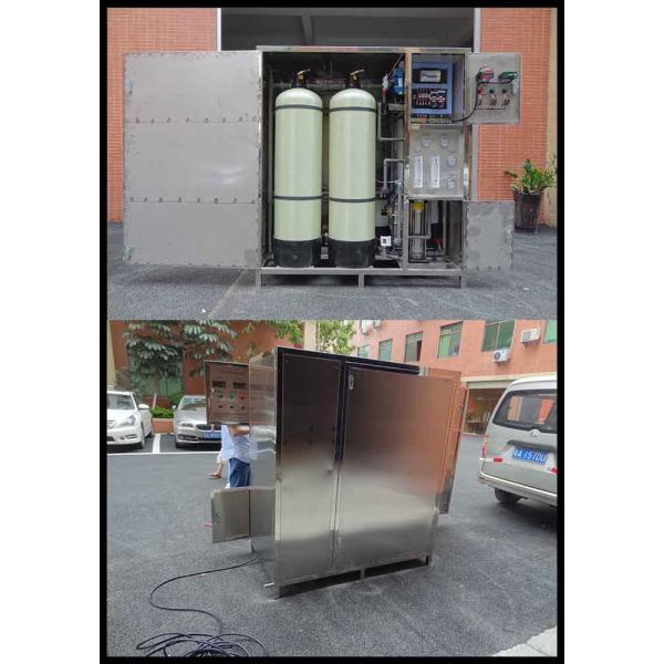 Sistema de alta tecnología por completo cerrado del RO de los accesorios 500LPH Commerical del tratamiento de aguas con las ruedas para la mudanza fácil