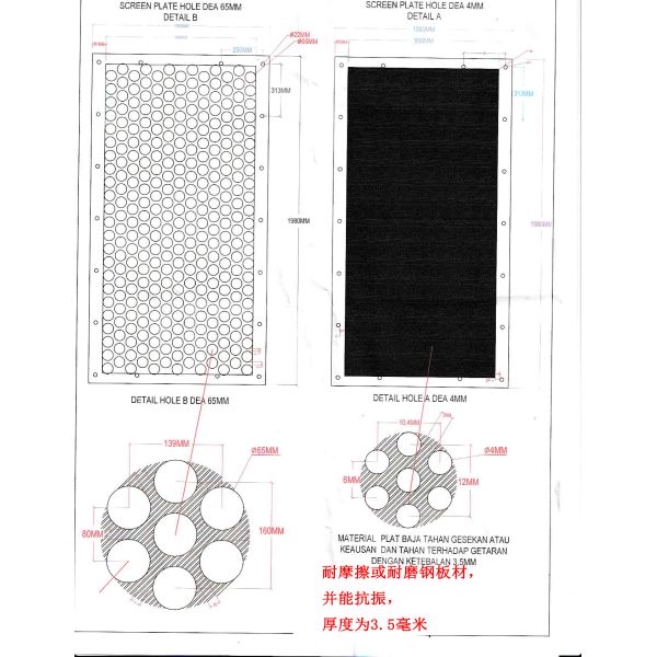 SS400 Perforated Carbon Steel Sheet For Screening Plate