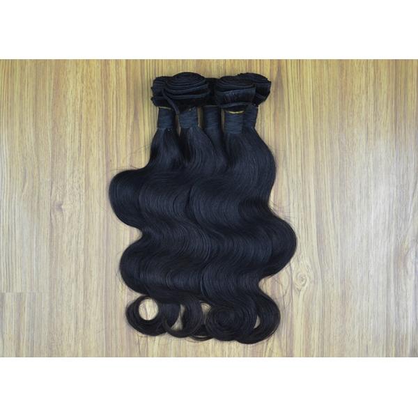 Gloosy Cambodian Virgin Hair Extensions For Adults Clean & Neat Ends Body Wave Can Be Permed