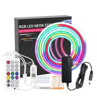 Controlador de néon Adapter da luz de tira 12V do silicone de RGBW 6x12mm 5m