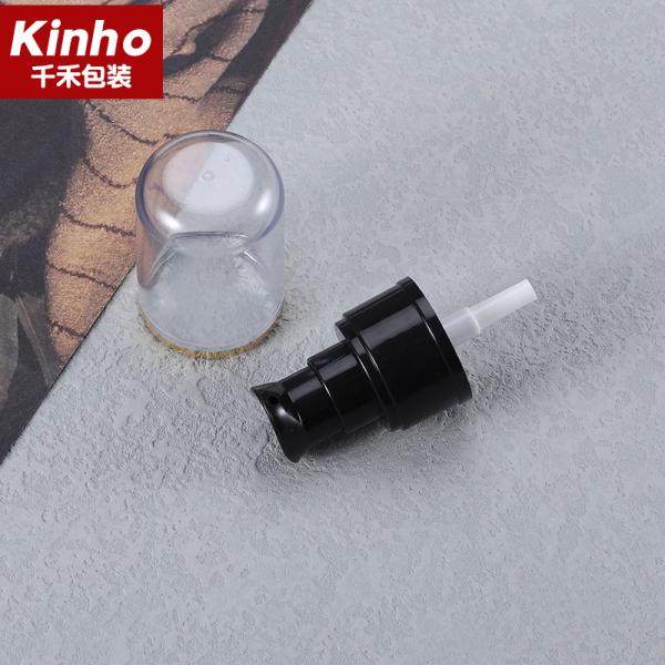 PP AS Cosmetic Treatment Pumps Black 24/410 With Smooth Domed Cap
