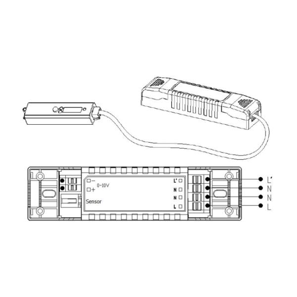 150° IP20 4m Mounting DC Motion Sensor MC090D RC
