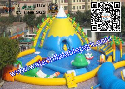 Funny  Kids Inflatable Water Park  ,  Inflatable Water Games With Repair Kits