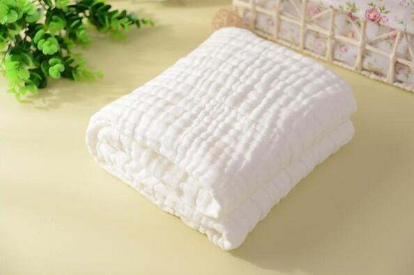 Medical 6 layer gauze bath towel 90x110cm baby quilt washable towel