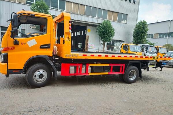Mimi Cheap Price JAC Chassis Cummins Engine 160 Horsepower, Loading 3t Holding 3t Flat Bed Wrecker Truck  Towing  Truck Vehicle