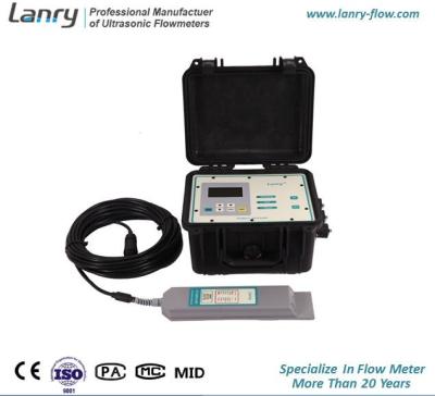 Medidor de fluxo ultrassônico portátil de Doppler com cabo de 15m