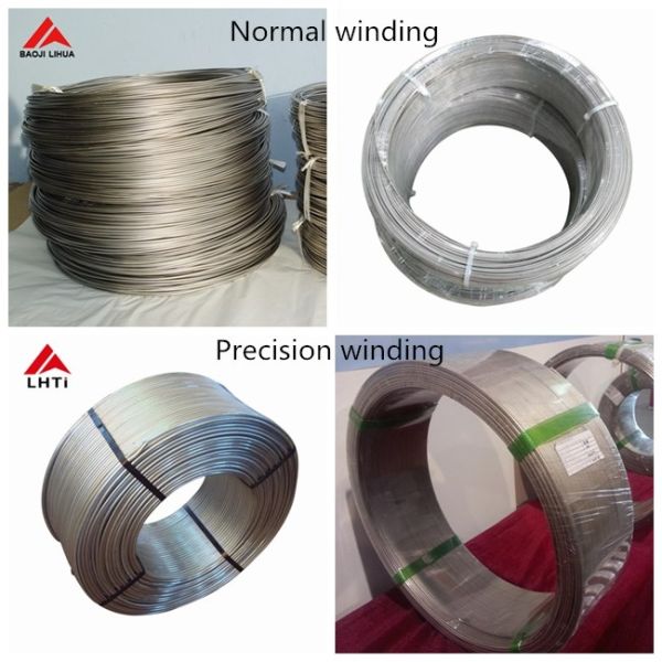 AWS A5.16 Titanium Welding Wire Dia2mm In Coil Wires ASTM B863 Polish Surface