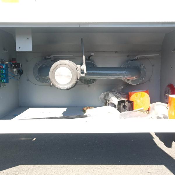 3-Cabin 3-Axle Aluminum Alloy Fuel Tank Semi-Trailer with Dual Line Braking System and 50 ton Max Payload from Original