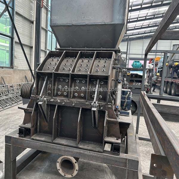 High Safety 3-60t/h Waste Metal Can Steel Double Roll Crusher Machine for Recycling