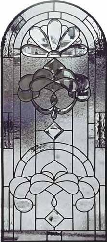 inlaid glass of irregular shape