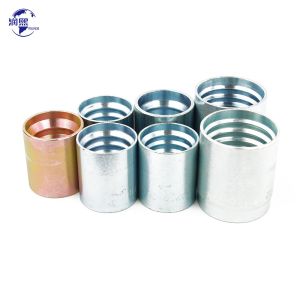 High Pressure Hose Pipe Fittings Hose Pipe Crimp Ferrule Fittings Corrosion