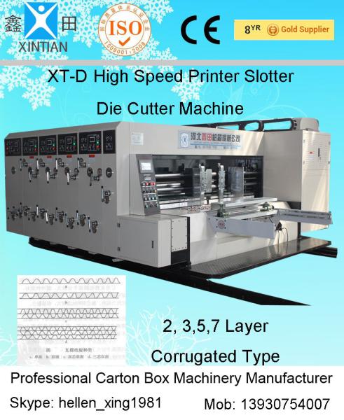 Carton Packaging Machinery Corrugated Carton Machinery for Paper Box