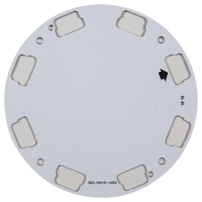 Carcaças de alumínio do PWB do único núcleo do metal do diodo emissor de luz do ODM do OEM da placa tomada partido