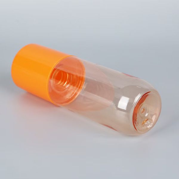 150ml Cylinder Shape Leakproof PET Plastic Bottle for Cosmetic Liquids and Lotions