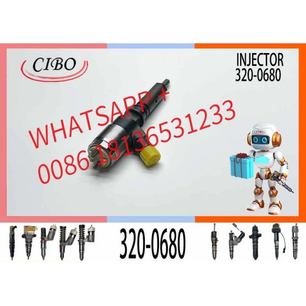 Fuel Injector 320-0680 10R-7672 for C4.4 C6.6 1104D Engine 924H TELEHANDLER TH337 407C LOADER LC30XX