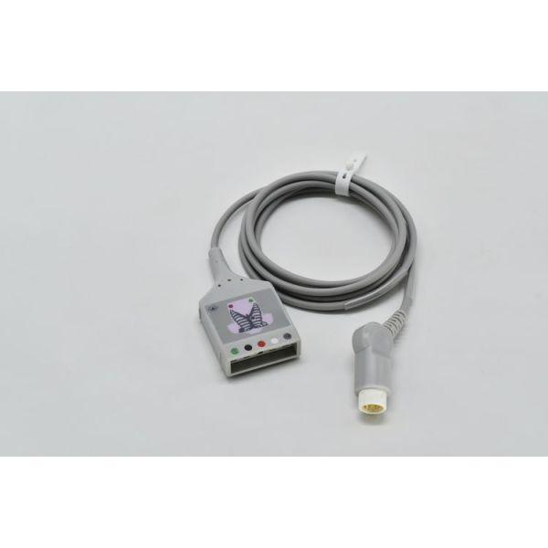 OEM Medical Consumables from China Factory 78352C 7834C 12 Pin Five-Lead ECG Main Cable Compatible with ECG Lead