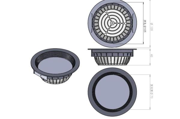 High Brightness Led Dimmable Downlights 5 Inch 25w 6500k Cool White