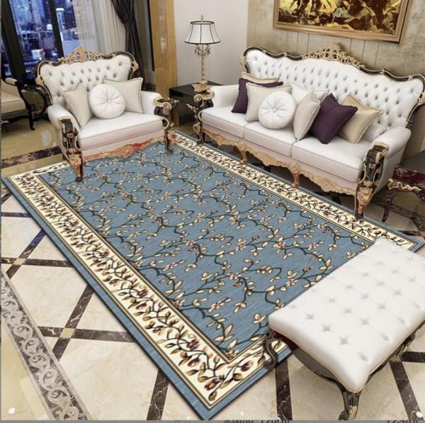 Simple Water Absorption Carpet Bedroom Sofa Living Room Floor Carpet Chinese Style