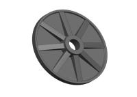 GFRP Rod Installation Anchor Plate D200mm H26mm dans la construction de pont