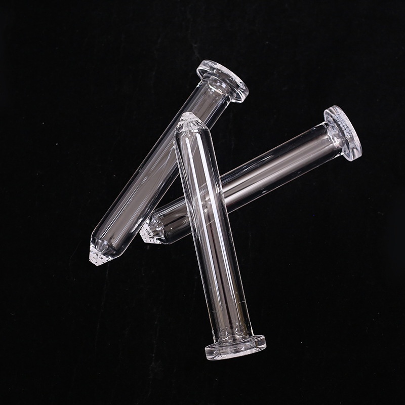 Doped Quartz Glass Tube Transparent Non-Metallic Mineral Model 399887 for