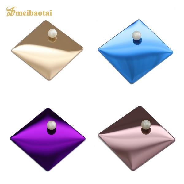 1.2mm Thickness Decorative Stainless Steel Sheet 201J1 j2 304 Golden Rose Gold Blue Purple