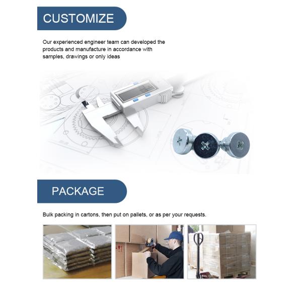 Vis spéciales à épaule vis à pas cylindrique non standard vis à étape avec finition zinc plaquée