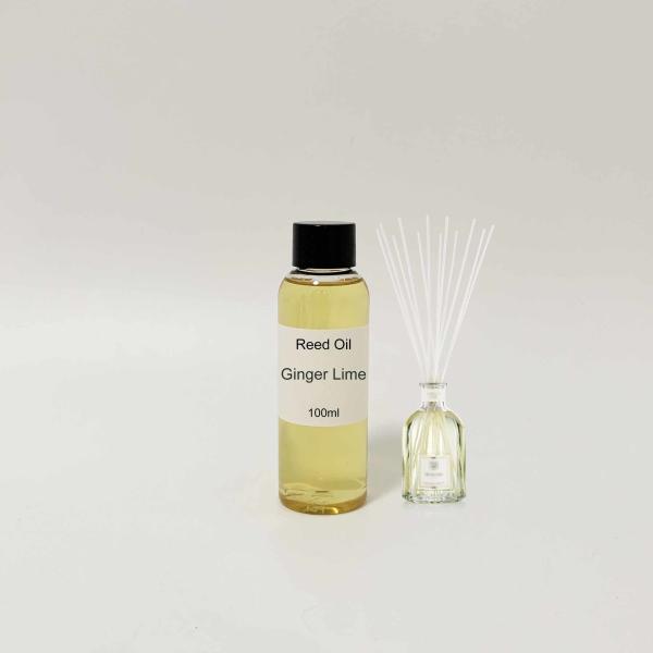 Ginger Lime Reed Diffuser Oil Pleasent Fragrance and Long Lasting
