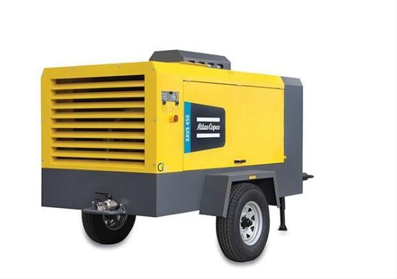 XAVS 450 Cfm 14 Bar Compresor de aire de tornillo giratorio portátil con motor diésel pequeño
