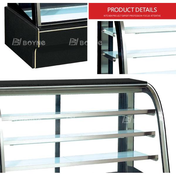 4 температуры магазина пекарни дисплея десерта витрины торта слоя стеклянных нормальных