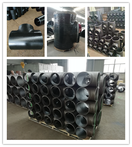 Asme B16.9 SCH 5S Carbon Steel Pipe Fitting Butt Weld Straight / Reducing Tee