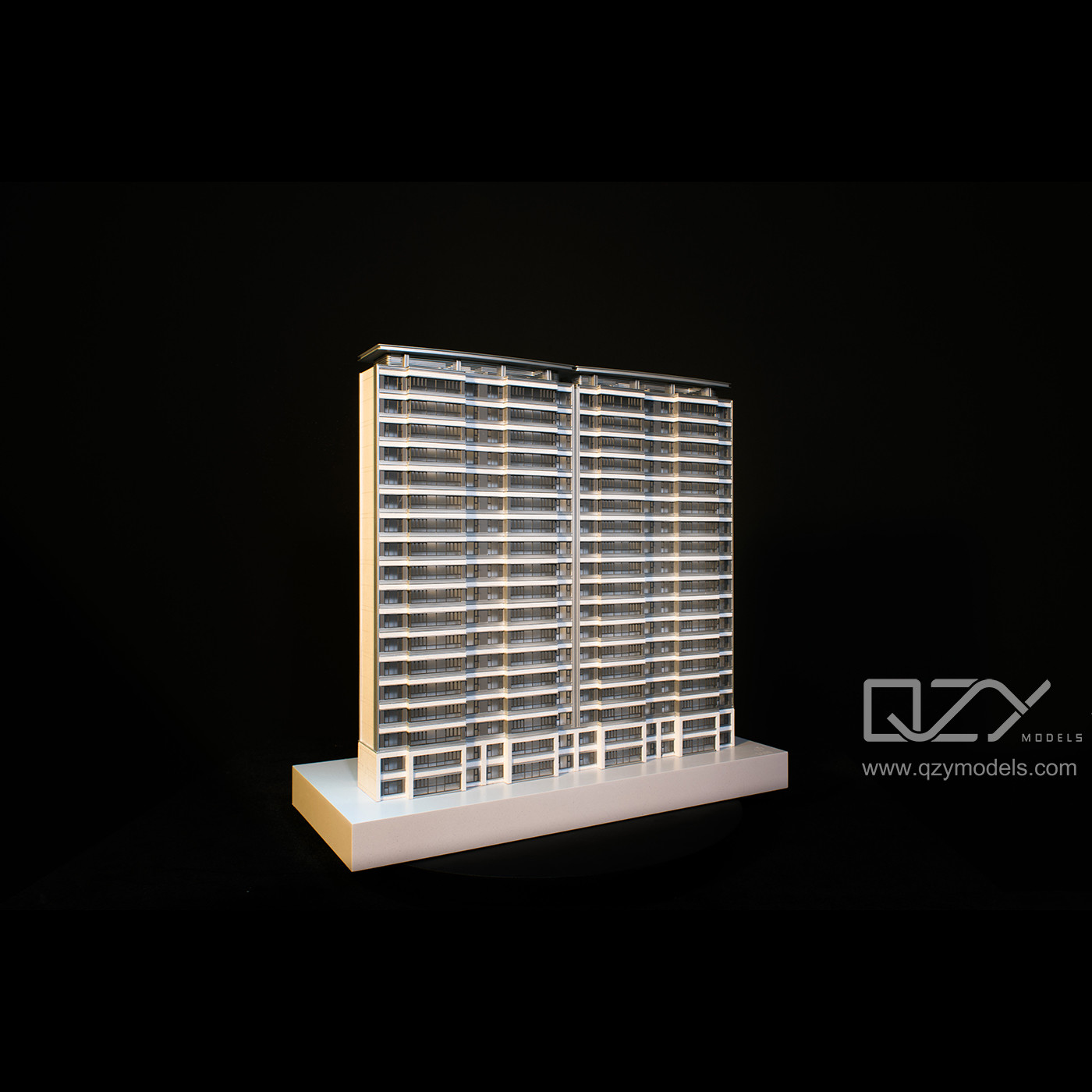 LWK 3D Архитектура небоскреба Структурная модель 1/100 Ханчжоу Чжунхай Резиденция