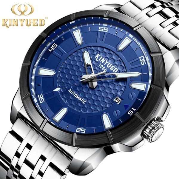 Good Texture Stainless Steel Wristwatch 30M Water Resistant Dustproof