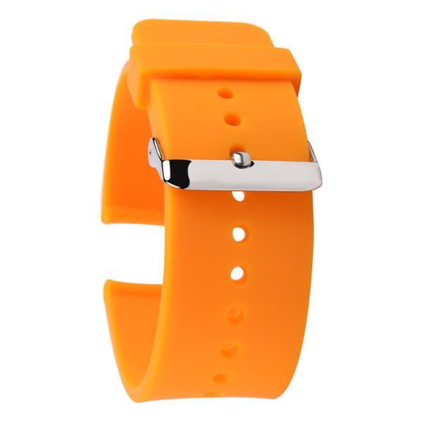 Largamente silicone flexível de borracha das faixas de relógio dos homens de 26mm 28mm impermeável