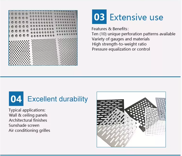 Perforated Screen Sheet  Metal Punch Plate Stainless Steel