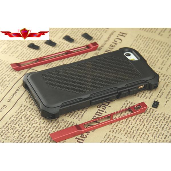 Dirtproof/Shockproof/Waterproof Carbon Fiber Cases For Iphone 5 5S