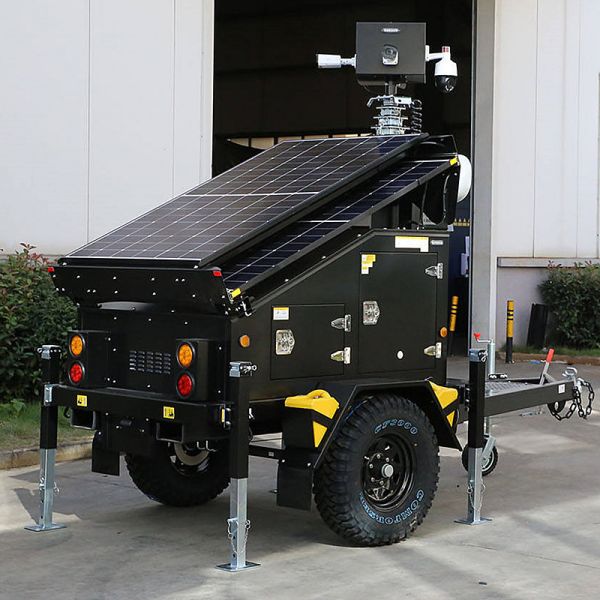 Solar Powered Portable Light Towers Disaster Relief Operations High Efficiency Mobile LED Light Tower