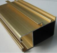 Perfil anodizado da mobília do alumínio do ouro