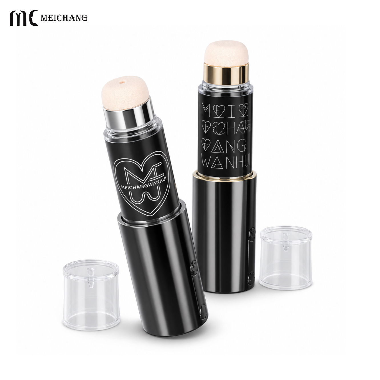 15ml Airless Foundation & Concealer Applicator Bottle with NBR Sponge Tip(MC-1900)
