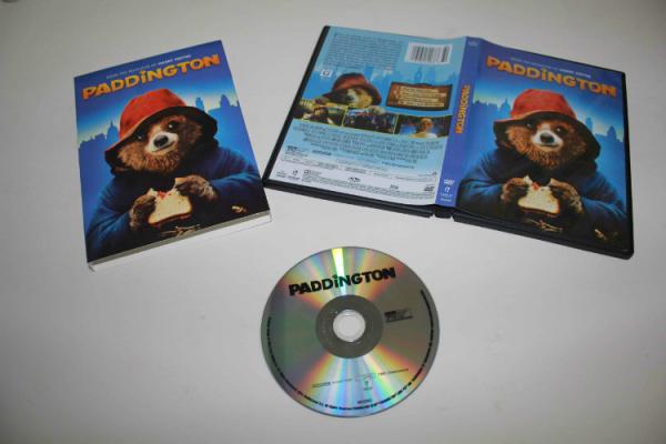 2016 newest Paddington dvd Movie disney movie children carton dvd with slip cover case