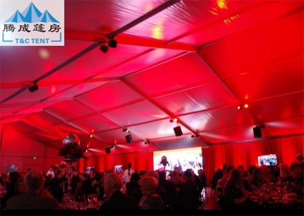 15x30M White Marquee Party Tent For Wedding With Galvanized Steel UV Resistant