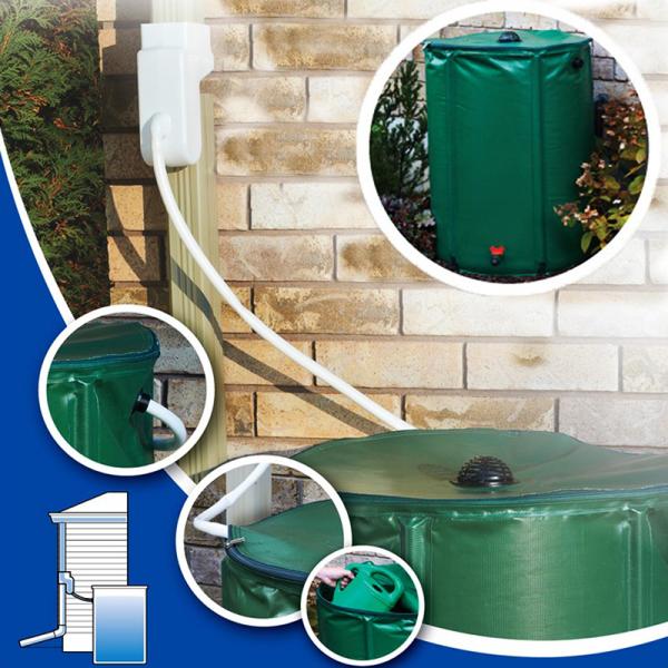 Складной ПВХ брезентный дождезащитный бочка 500L для фермы садовый сельскохозяйственный